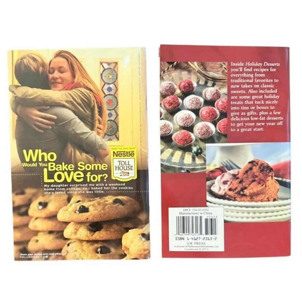 Holiday Cookbooks Vintage Set of 7 Collectible Lot